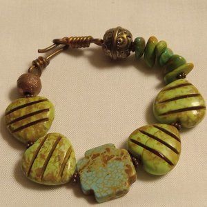 Beautiful jade bracelet.